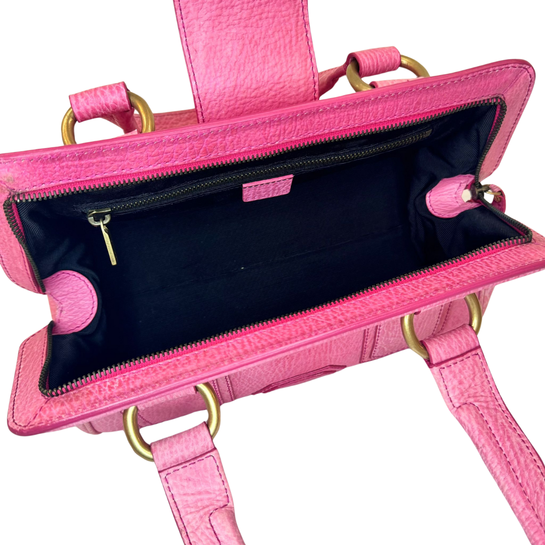 CELINE Ella Frame, Pink Leather