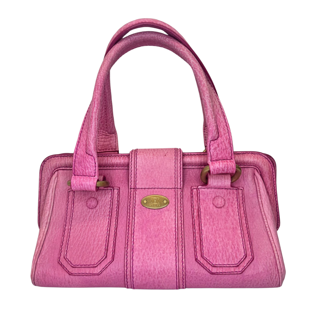 CELINE Ella Frame, Pink Leather