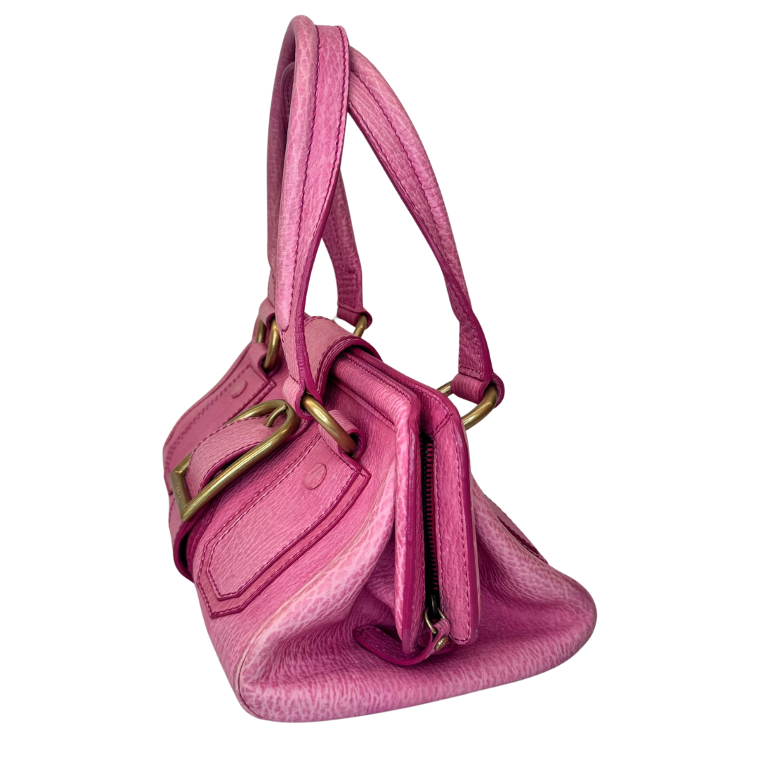 CELINE Ella Frame, Pink Leather