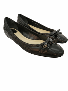 Dior Cannage Pattern Leather Flats