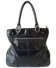 Load image into Gallery viewer, Stella McCartney Patent Shopper Blue Faux Leather Tote