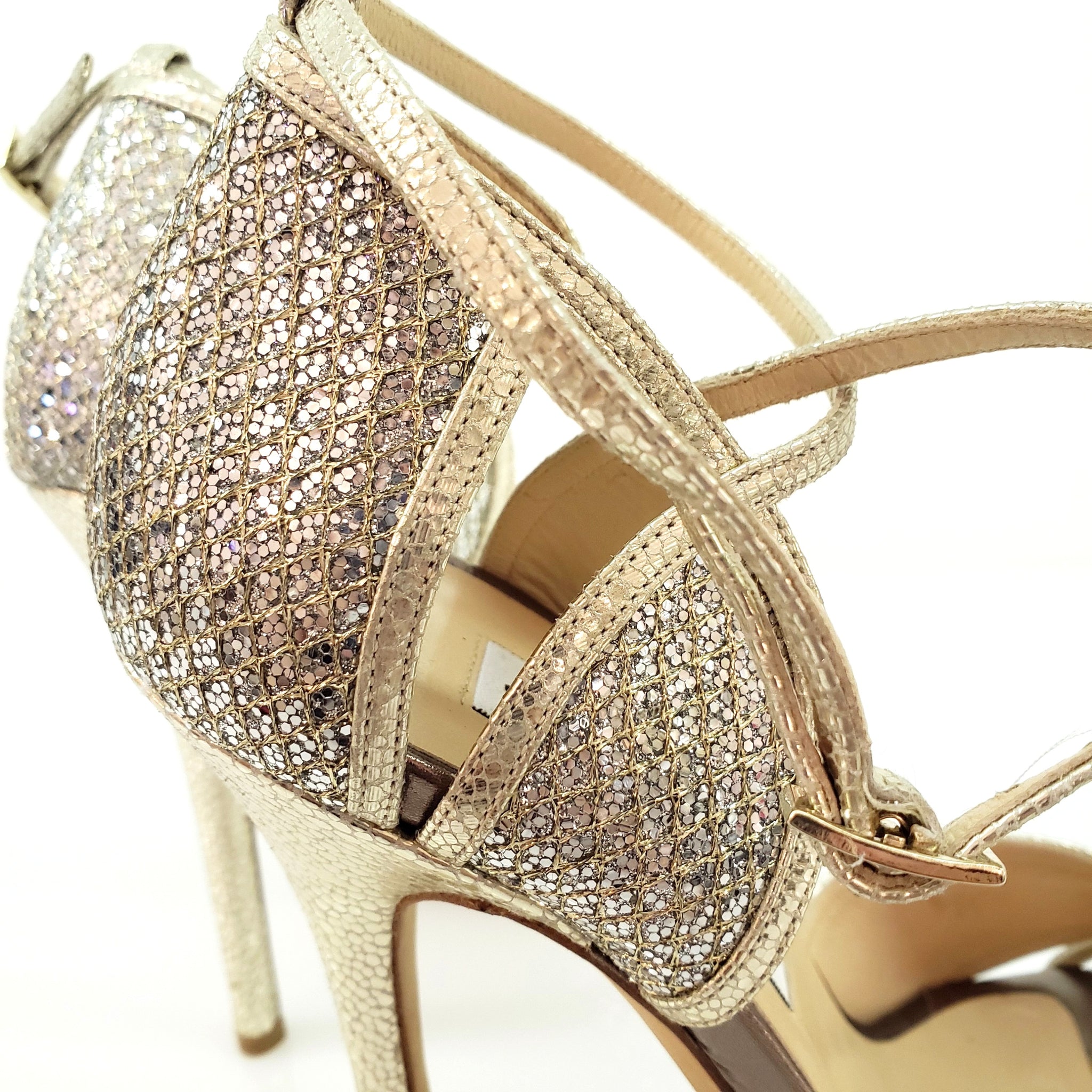 Betsey Johnson Izzy Gold Glitter Strappy Heels | Heels, Strappy heels,  Betsey johnson