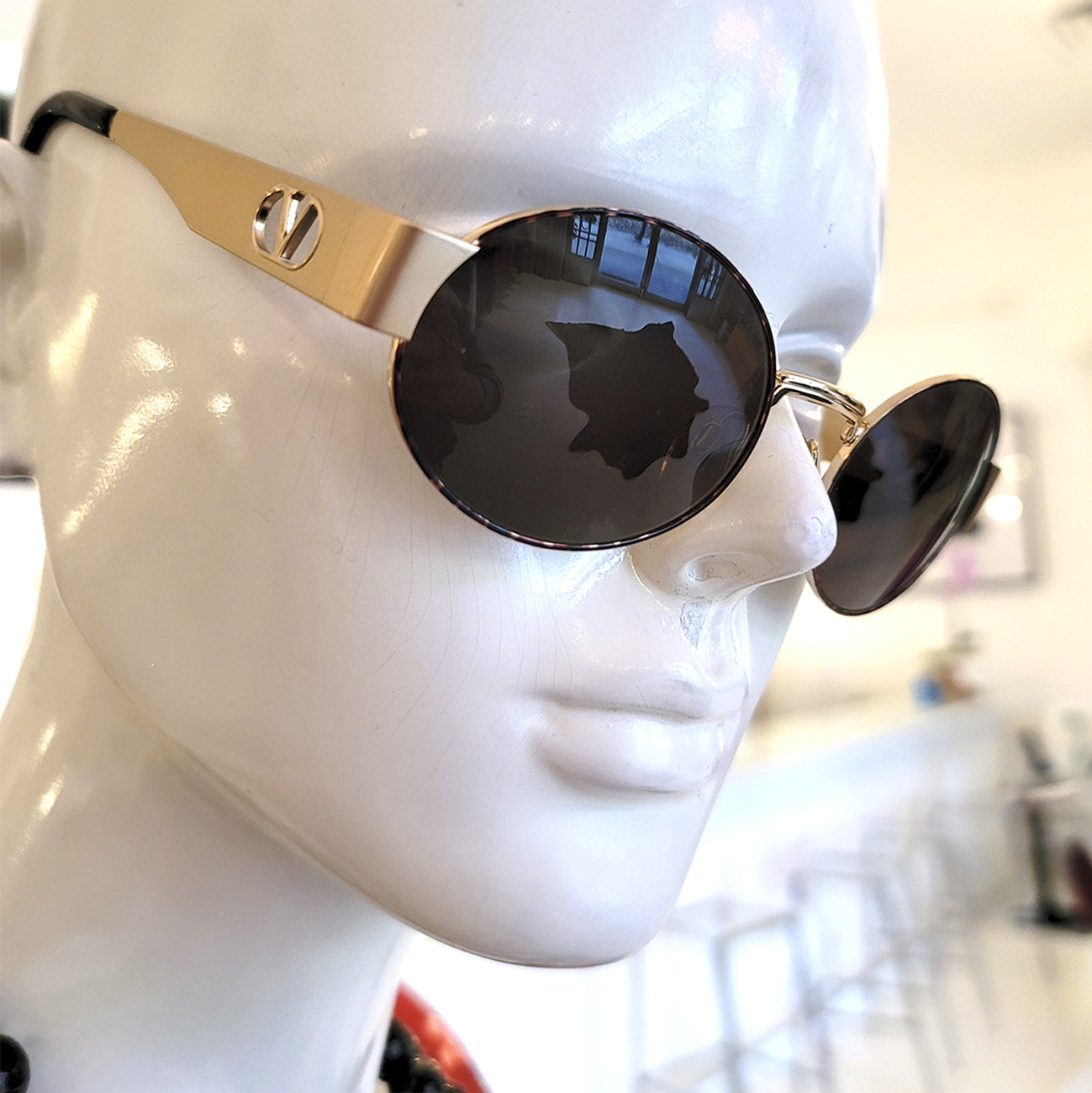 Golden 1980's Italy Vintage Sunglasses – The Consignment Bar