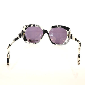 Louis Feraud Blck&Wht 1980's Vintage Sunglasses