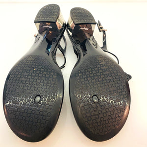 Salvatore Ferragamo Patent Leather with Bow Sandals