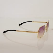 Load image into Gallery viewer, Céline Golden / Blue 1980´s Made In Italy Sunglasses