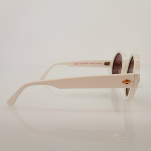 Lee Cooper White 1980's Vintage Made In France Sunglasses