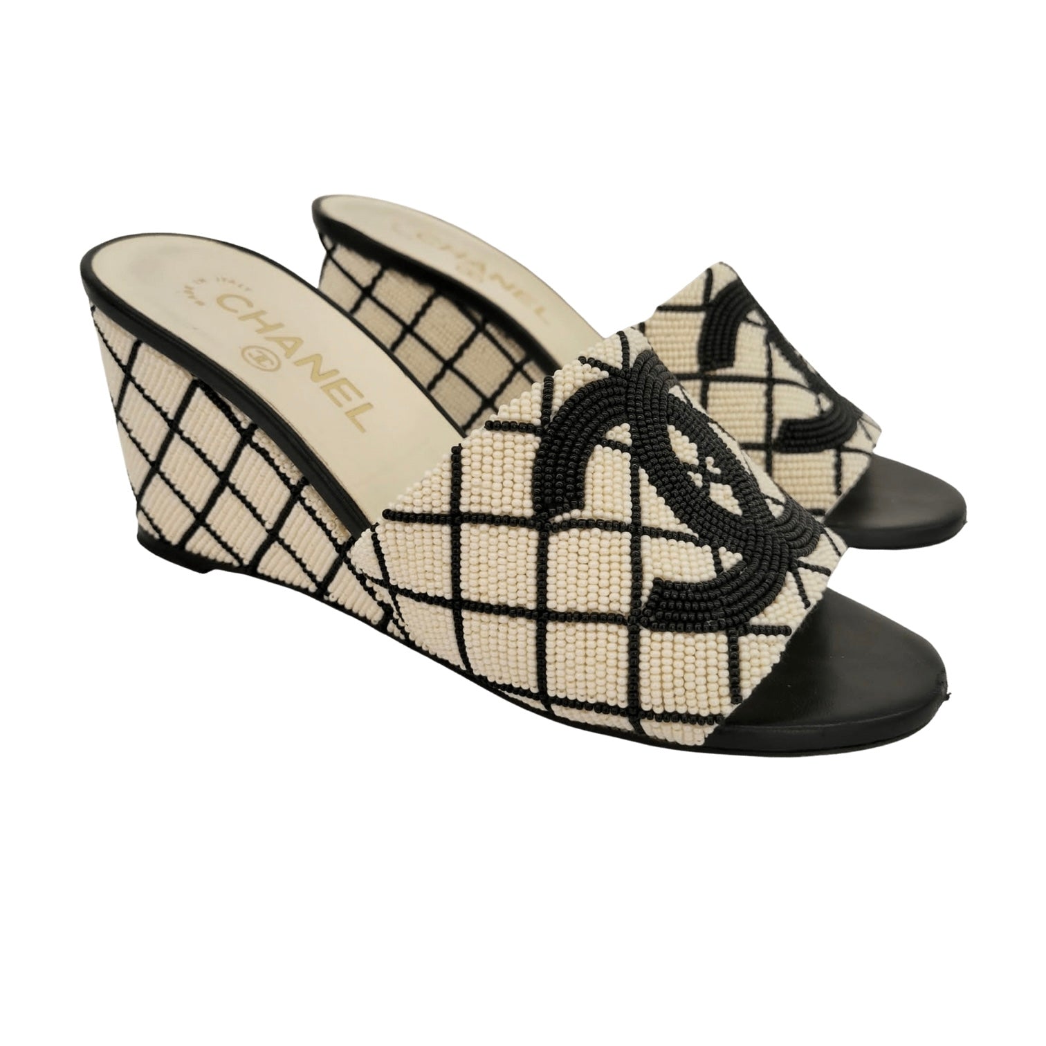 Chanel Knitted Strap Wedge Sole Sandals – THE MODAOLOGY