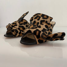Load image into Gallery viewer, No.21 Animal Print Pony Hair Mules