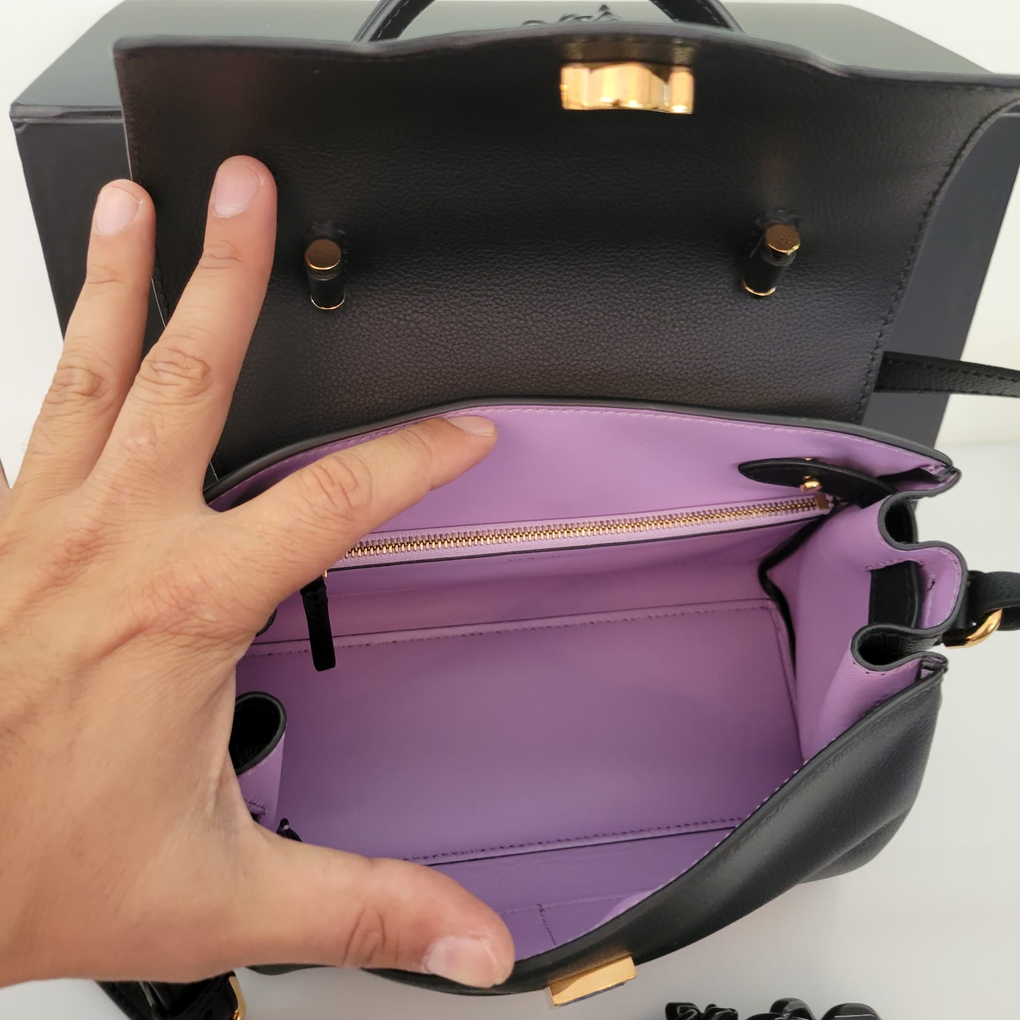 Versace La Medusa Flap Pocket Camera Bag Leather Small at 1stDibs